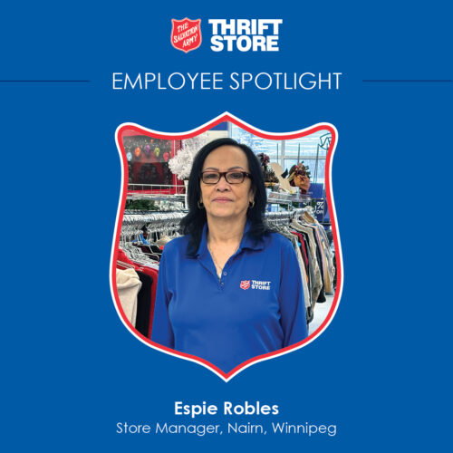 Espie Robles store manager in Nairn